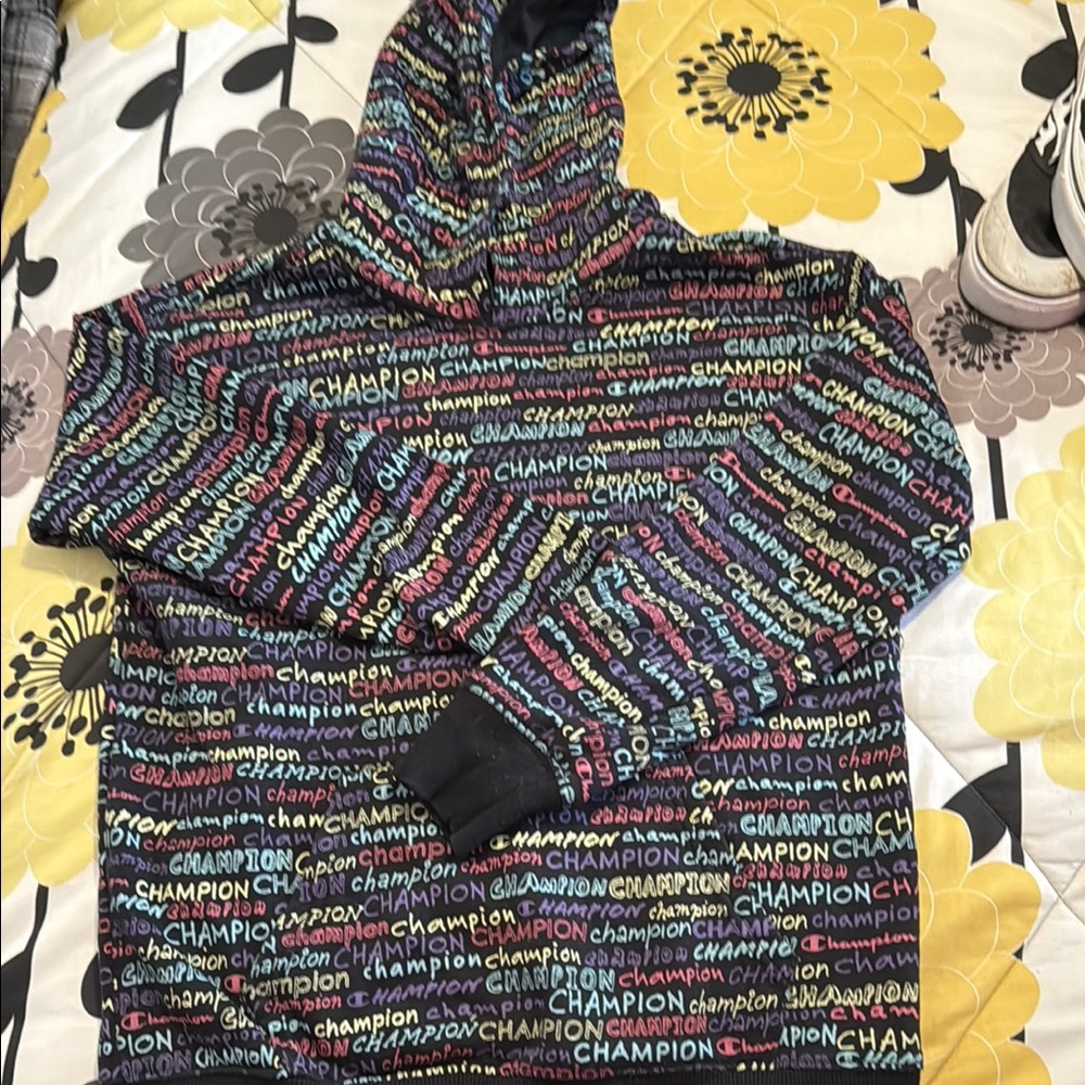 Champion Multicolor Logo Girls Hoodie’s